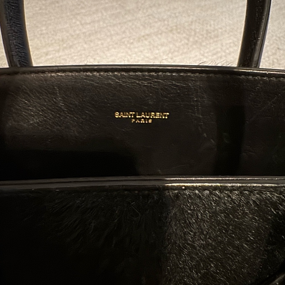 Saint Laurent Sac de Jour pony-style calfskin handbag RARE - Picture 7 of 12